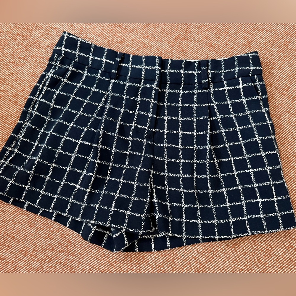 Armani Exchange Navy and White Patterned Shorts